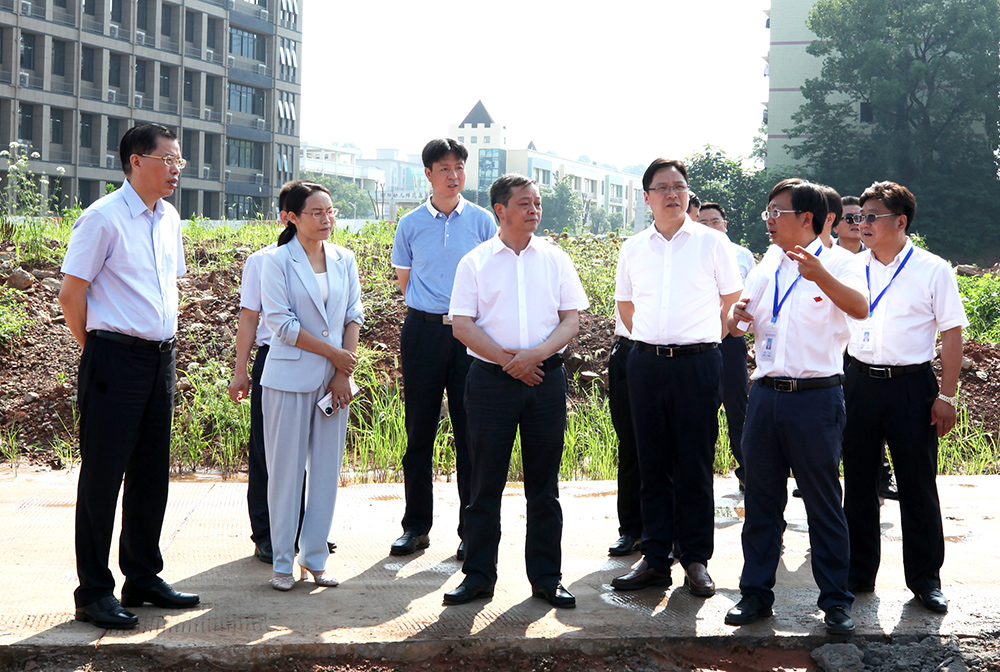 胡绪阳调研我校项目建设工作 胡绪阳调研我校项目建设工作